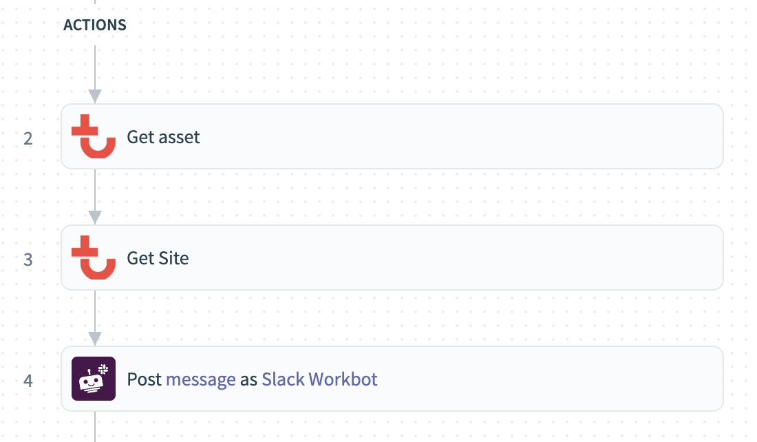 Recipe actions in Automation Studio